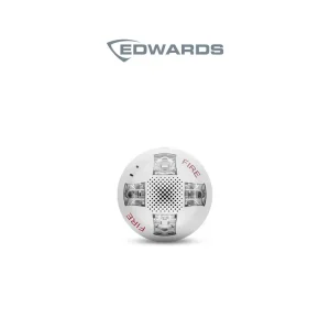 Edwards EGCAVWF Sirena con luz estrobo LED para techo, color blanco