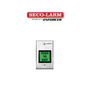 Secolarm SD-7202GC-PEQ Botón de salida cuadrado iluminado